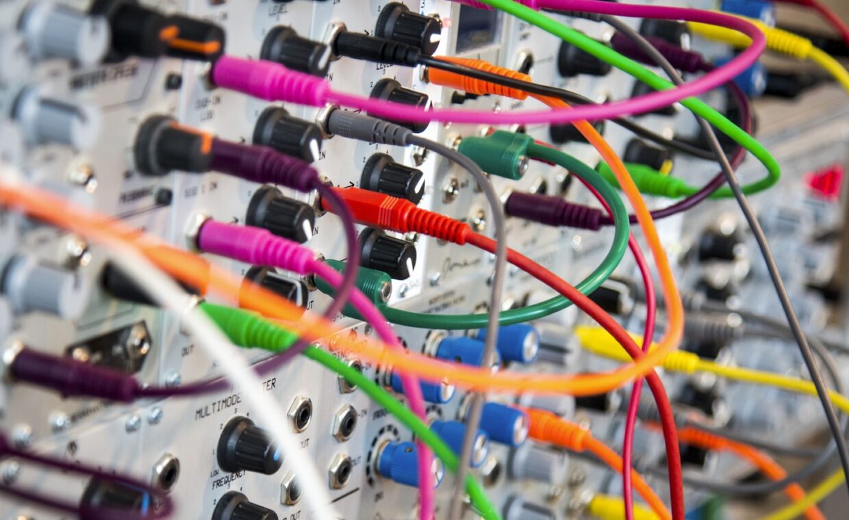Raspberry pi jumper wires, photographed for a technology article.