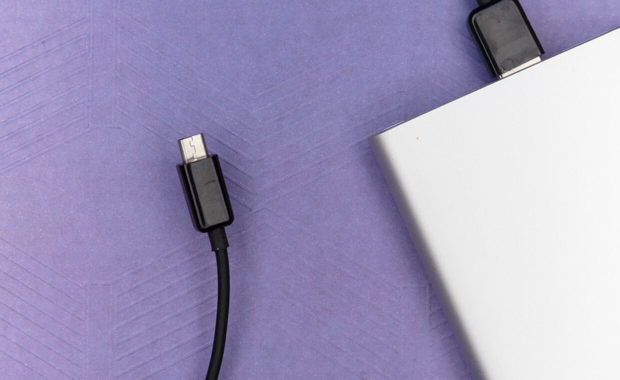 Usb power supply, photographed for a technology article.