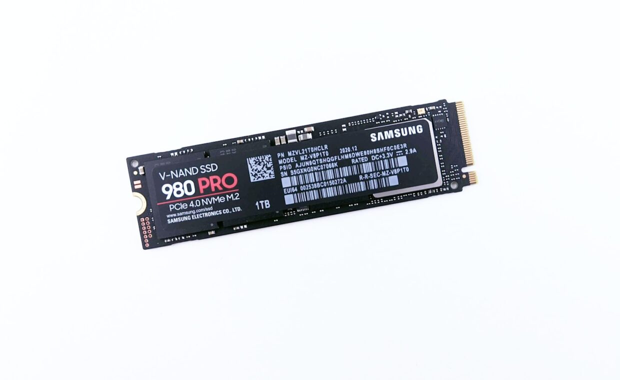 Ssd capacity diagram, photographed for a technology article.