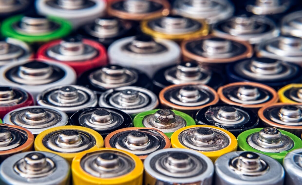 Flash memory cells, photographed for a technology article.