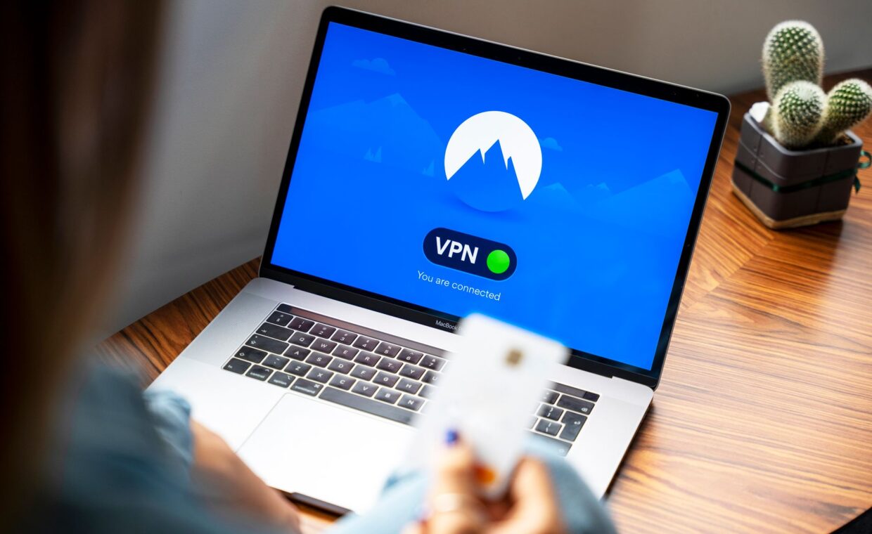 Home vpn server, photographed for a technology article.