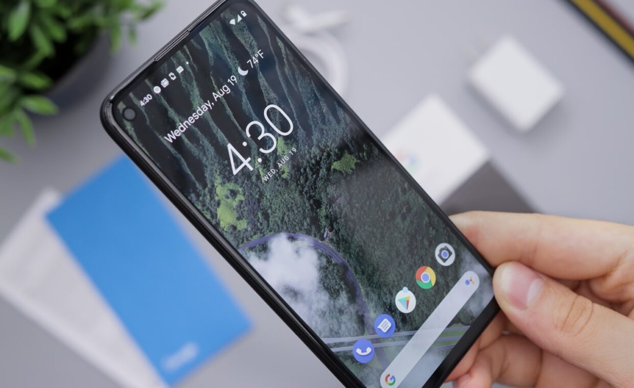 Older phone reset, photographed for a technology article.
