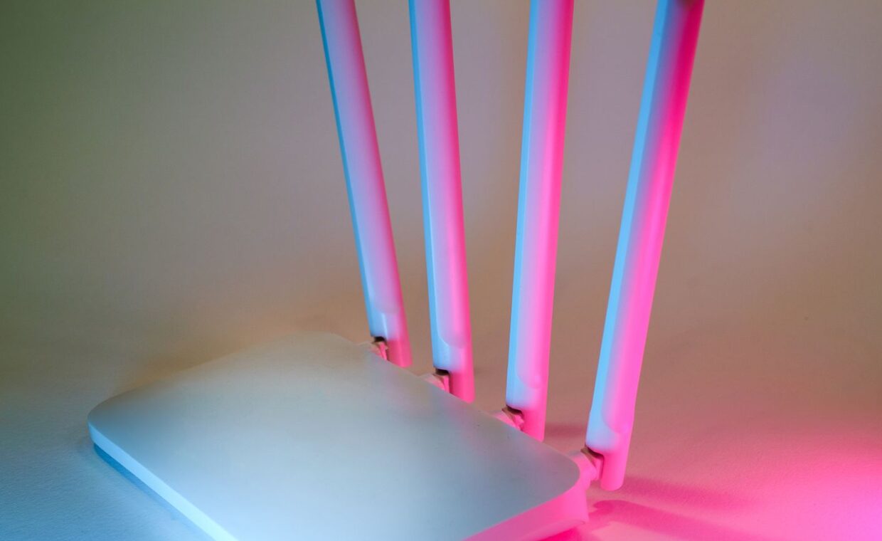 Router parental controls, photographed for a technology article.