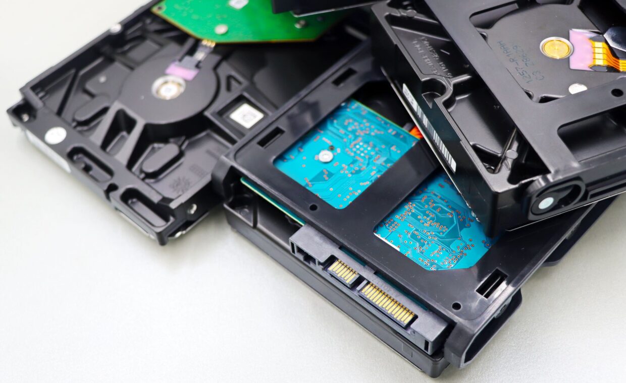 Server backup drive, photographed for a technology article.