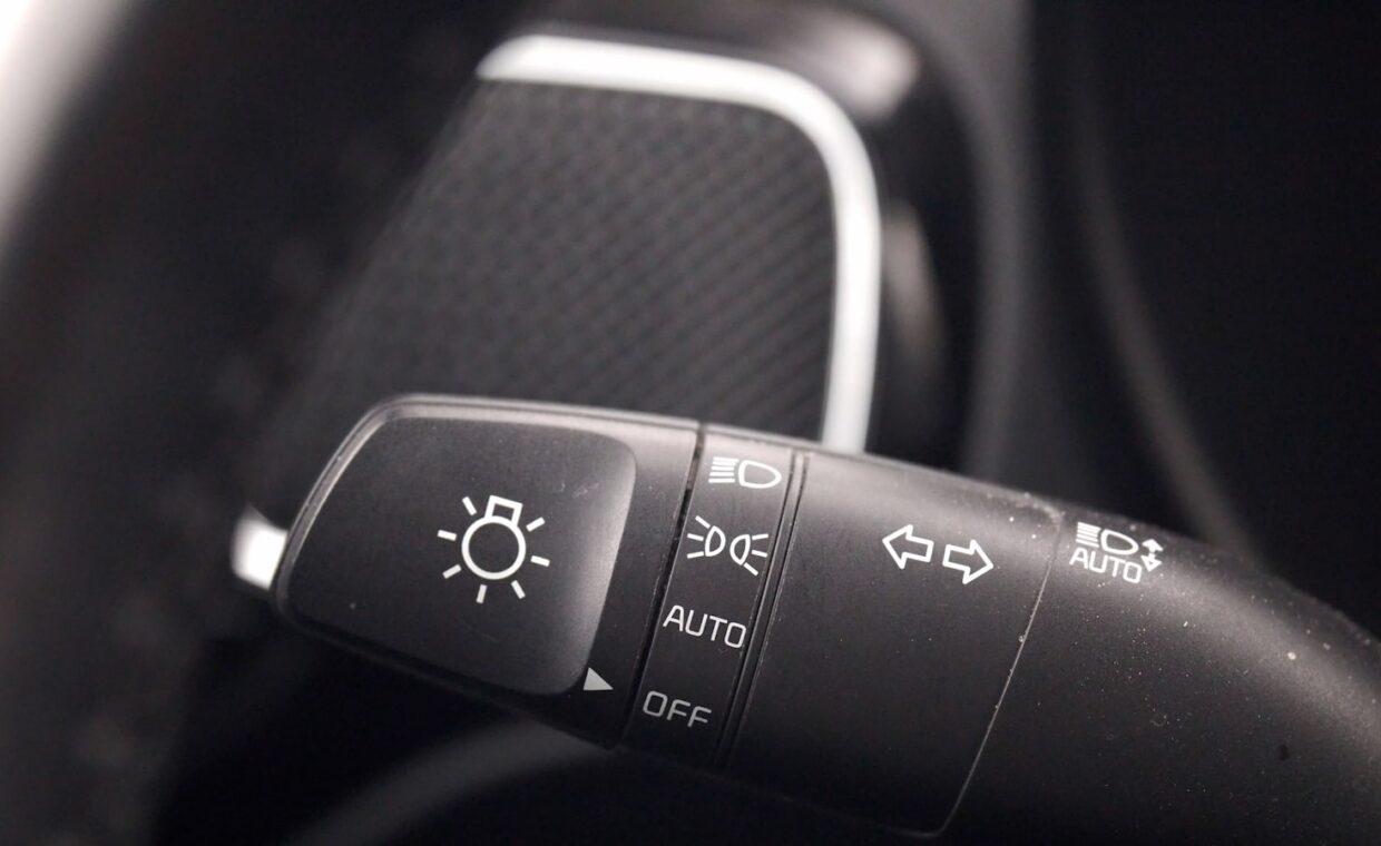Led brightness control, photographed for a technology article.